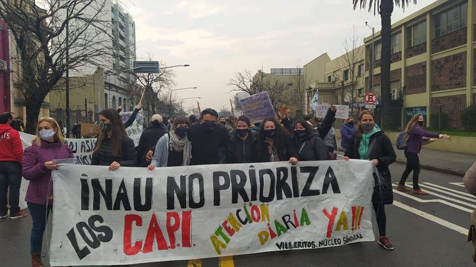 Imagen de publicación titulada Ante el ajuste, lucha y organización